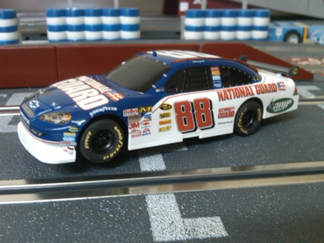 scalextric compactchevrolet impala "national guard" compact 1/43